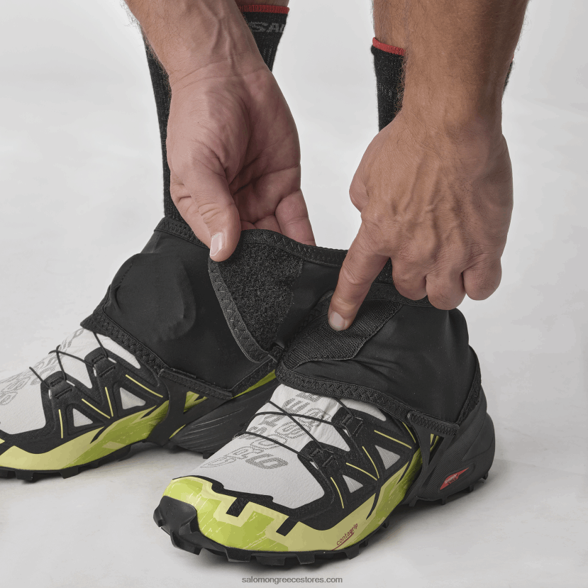 γυναικεία αξεσουάρ - γκέτες μονοπατιού χαμηλά Salomon μαύρος DXFPHB793