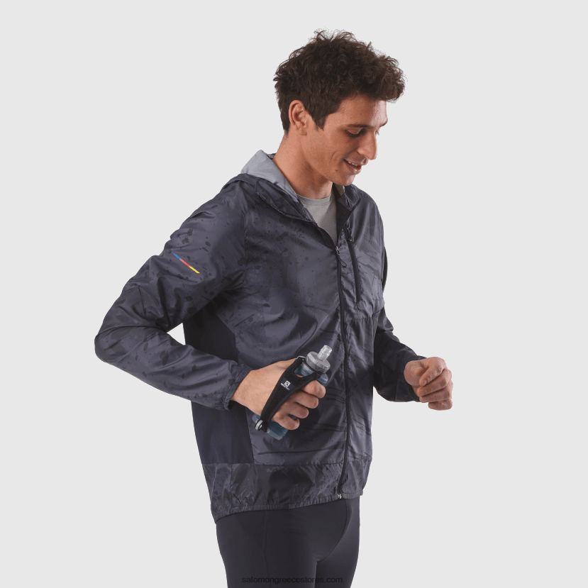 γυναικεία χειρός με φιάλη περιλαμβάνεται - ενεργό Salomon μαύρο/γκρι σχιστόλιθο DXFPHB984