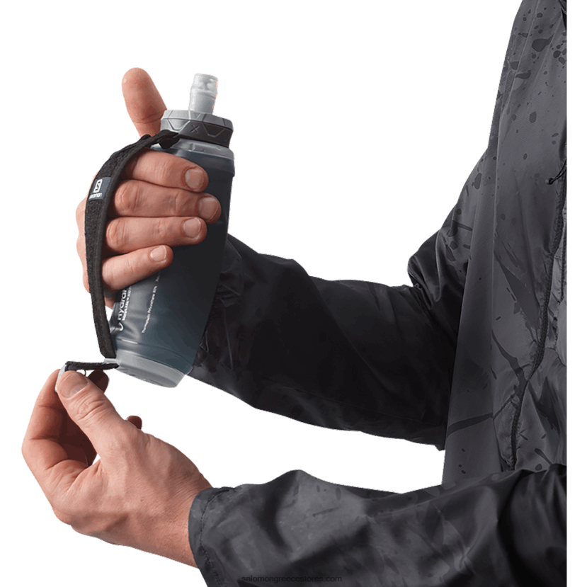 γυναικεία χειρός με φιάλη περιλαμβάνεται - ενεργό Salomon μαύρο/γκρι σχιστόλιθο DXFPHB984