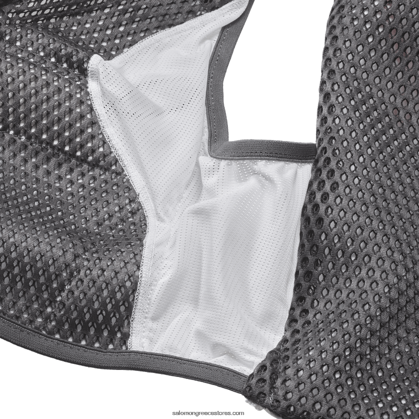 γυναικείο γιλέκο τρεξίματος με περιλαμβανόμενες φιάλες - ενεργό δέρμα 8 Salomon λευκό/έβενο DXFPHB982