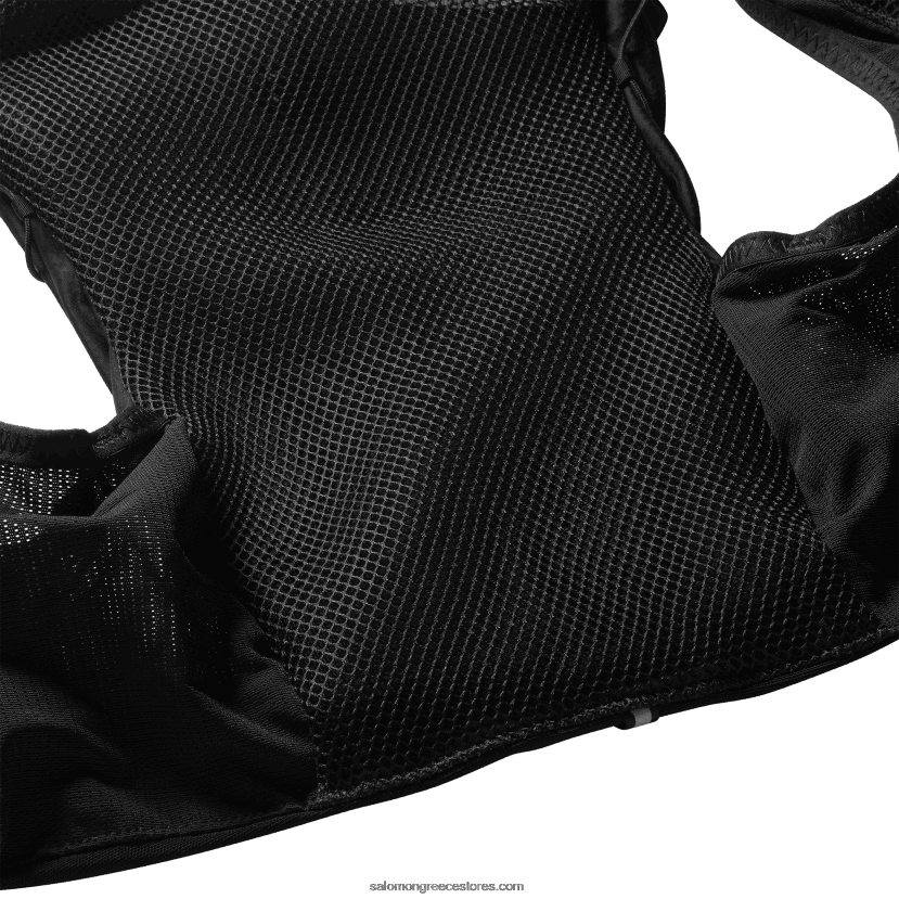γυναικείο γιλέκο τρεξίματος με φλάκες που περιλαμβάνονται - adv skin 12 Salomon μαύρο/έβενο DXFPHB967