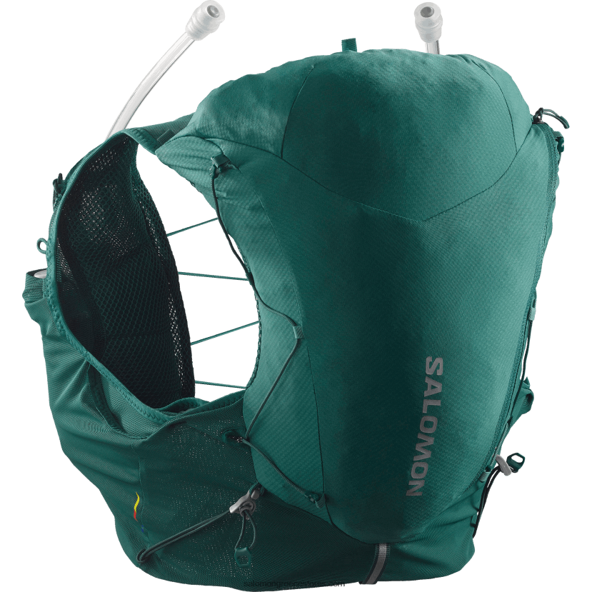 γυναικείο γιλέκο τρεξίματος με φλάκες που περιλαμβάνονται - adv skin 12 Salomon ειρηνικός DXFPHB969