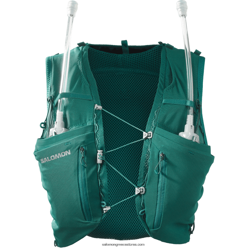 γυναικείο γιλέκο τρεξίματος με φλάκες που περιλαμβάνονται - adv skin 12 Salomon ειρηνικός DXFPHB969