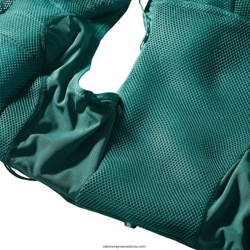 γυναικείο γιλέκο τρεξίματος με φλάκες που περιλαμβάνονται - adv skin 12 Salomon ειρηνικός DXFPHB969