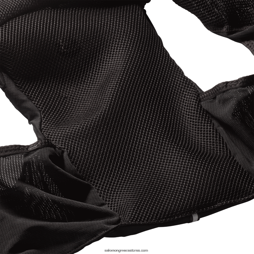 γυναικείο γιλέκο τρεξίματος με φλάκες που περιλαμβάνονται - adv skin 5 Salomon μαύρο/έβενο DXFPHB972