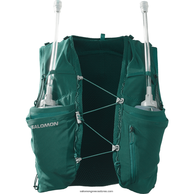 γυναικείο γιλέκο τρεξίματος με φλάκες που περιλαμβάνονται - adv skin 5 Salomon ειρηνικός DXFPHB974