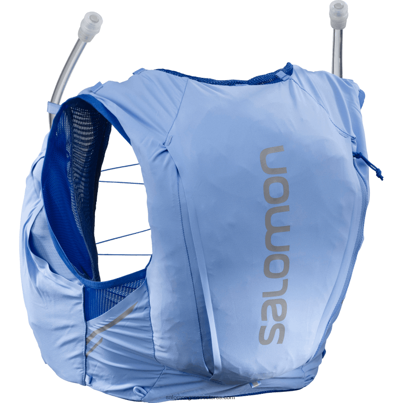 γυναικείο γιλέκο τρεξίματος με φλασάκια που περιλαμβάνονται - sense pro 10 Salomon Προβηγκία / έβενο / ναυτικό μπλε DXFPHB978