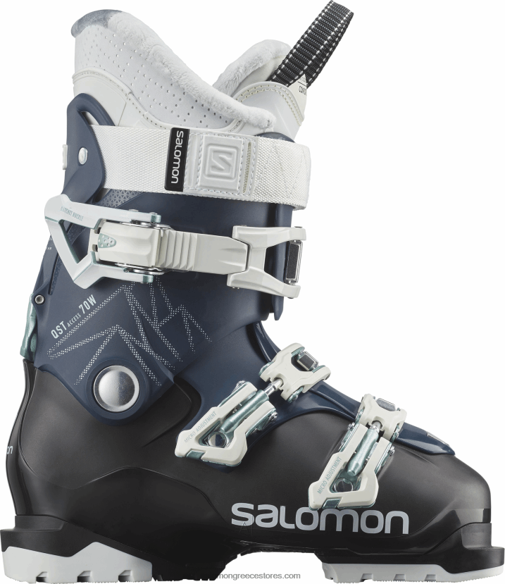 γυναικείες μπότες all-mountain - qst access 70 Salomon βενζίνη μπλε/λευκό/θάλασσα σκοποβολής DXFPHB1043