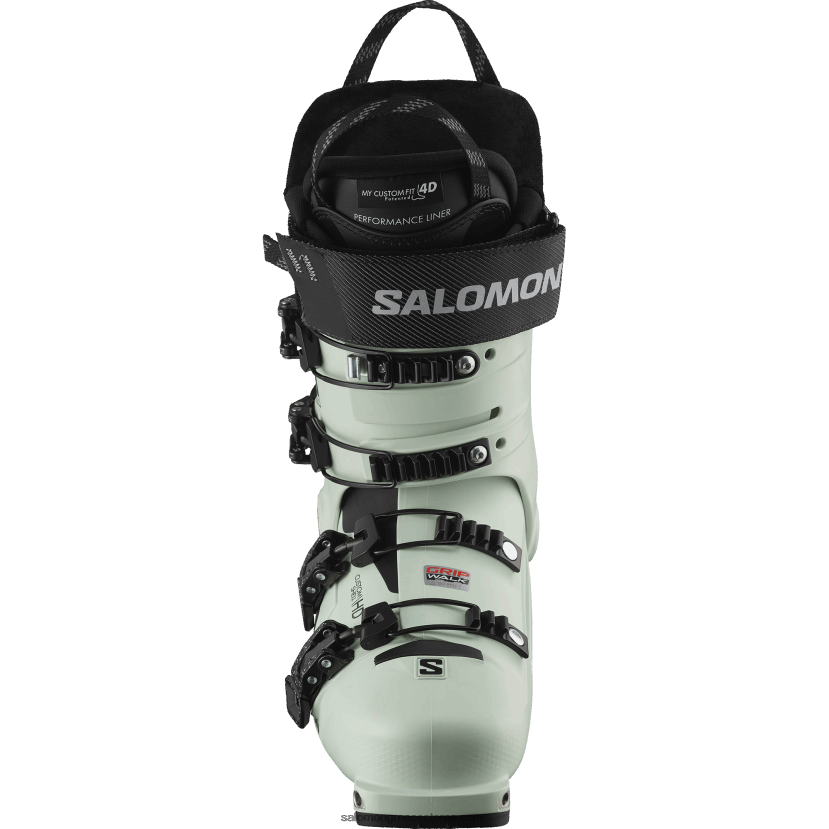 γυναικείες μπότες freeride - shift pro 100 at Salomon άσπρο βρύα/μαύρο/άσπρο DXFPHB1037