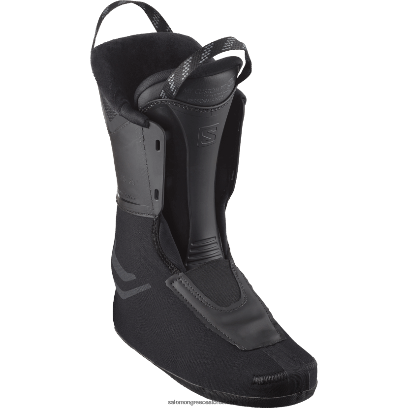 γυναικείες μπότες freeride - shift pro 90 at Salomon μαύρα/λευκά βρύα/μπελούγκα DXFPHB1287