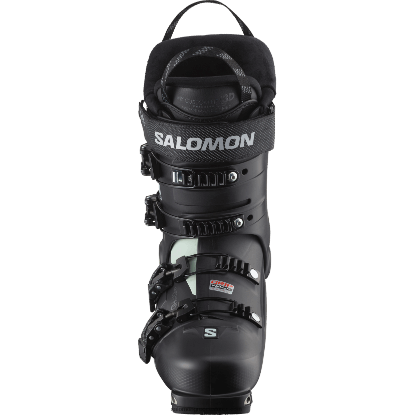 γυναικείες μπότες freeride - shift pro 90 at Salomon μαύρα/λευκά βρύα/μπελούγκα DXFPHB1287