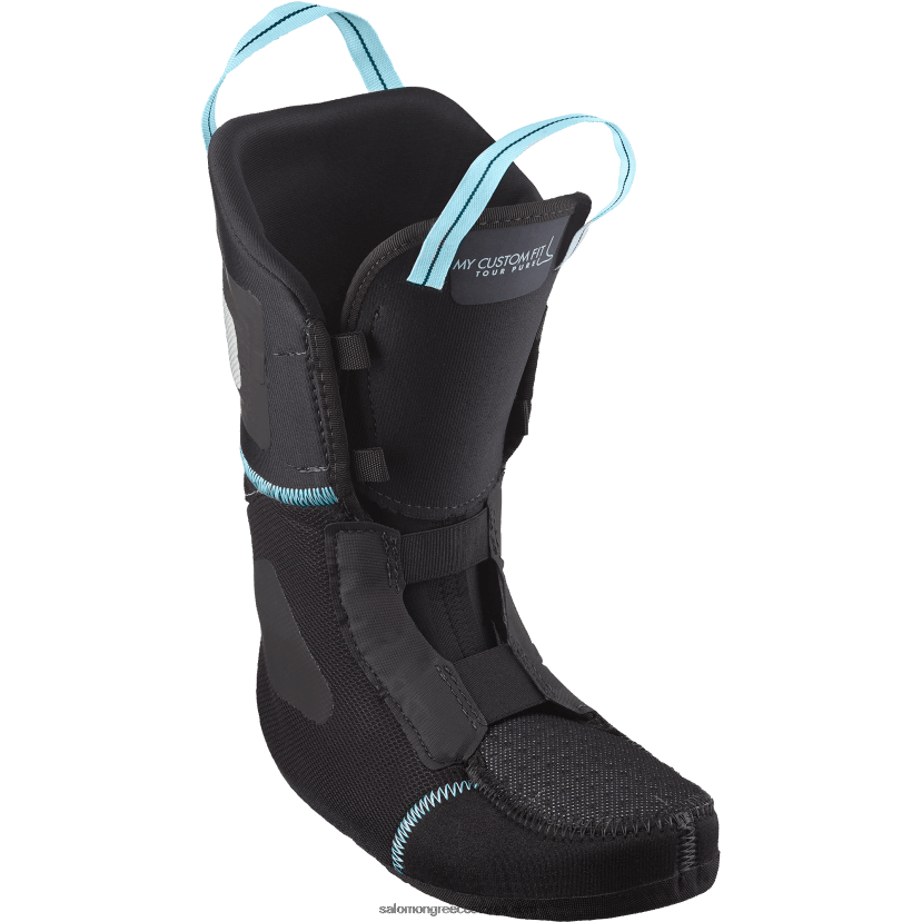 γυναικείες μπότες τουρισμού - mtn summit pure Salomon μαύρη/βροχερή μέρα DXFPHB1289