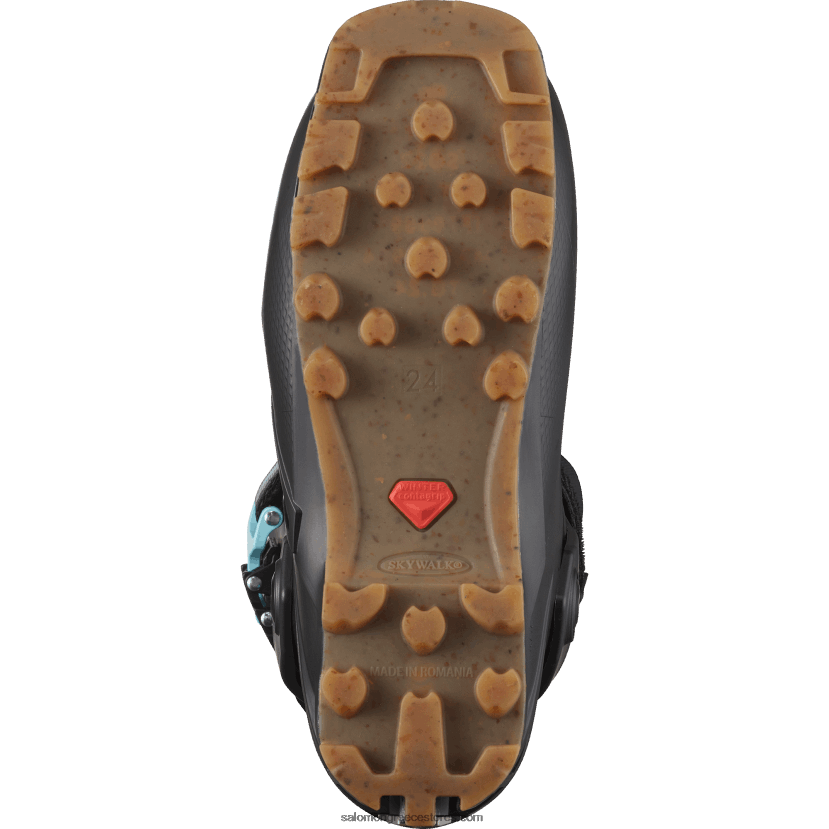 γυναικείες μπότες τουρισμού - mtn summit pure Salomon μαύρη/βροχερή μέρα DXFPHB1289