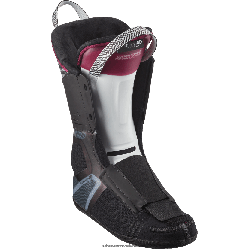 γυναικείες μπότες on-piste - s/pro alpha 110 el Salomon μαύρο/κορδοβάν/ασημί DXFPHB1027