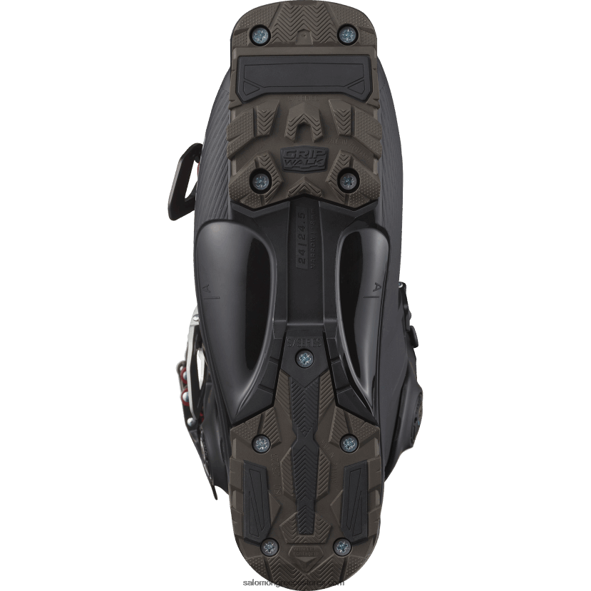 γυναικείες μπότες on-piste - s/pro alpha 110 el Salomon μαύρο/κορδοβάν/ασημί DXFPHB1027