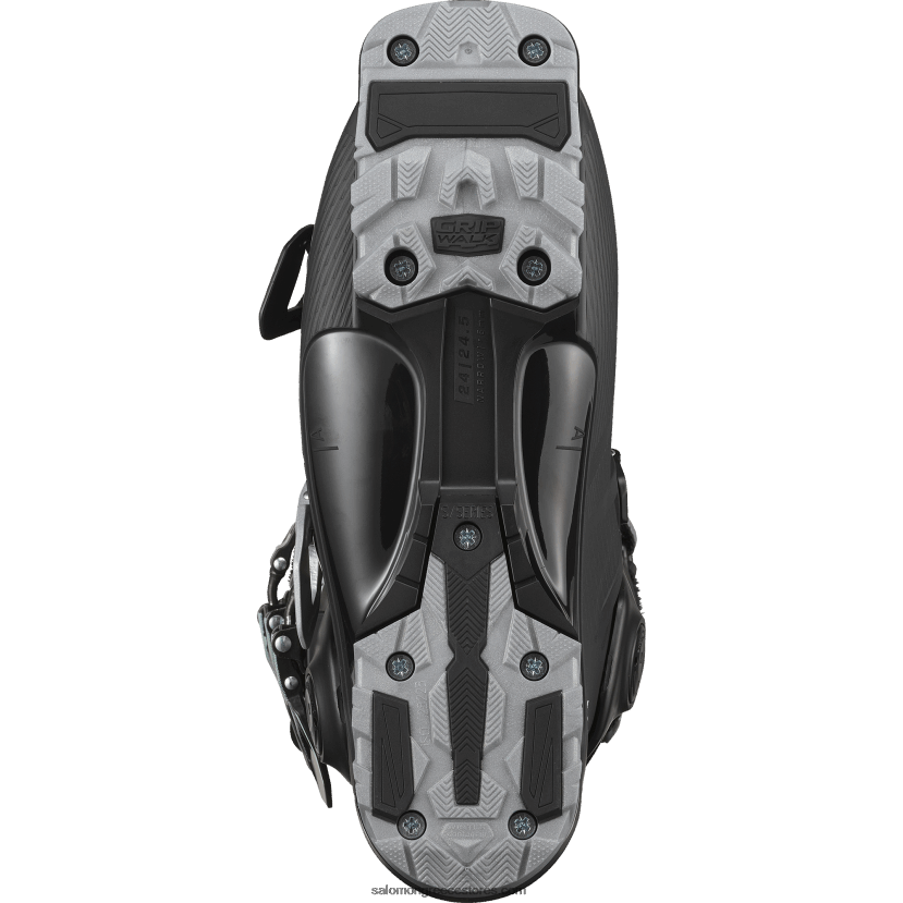 γυναικείες μπότες στην πίστα - s/pro alpha 80 Salomon μαύρα/λευκά βρύα/ασημί DXFPHB1038