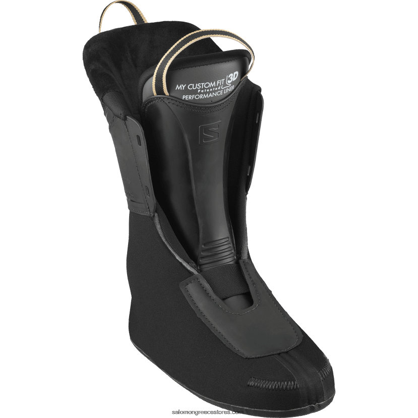 γυναικείες μπότες στην πίστα - s/pro hv 90 Salomon μαύρο/μπελούγκα/χρυσή λάμψη DXFPHB1034