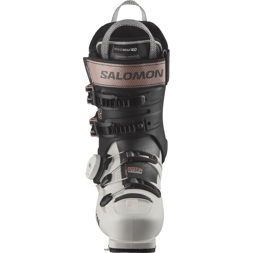 γυναικείες μπότες στην πίστα - s/pro supra boa 105 Salomon γκρι σέλας/μαύρο/ροζ χρυσό DXFPHB1039