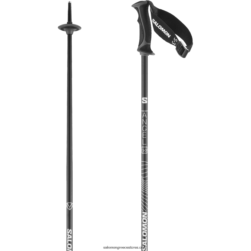 γυναικεία αλπικά κοντάρια - angel s3 Salomon μαύρος DXFPHB1292