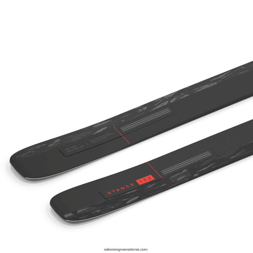 γυναικεία παντός σκι - στάση 102 Salomon μαύρο κόκκινο DXFPHB1017