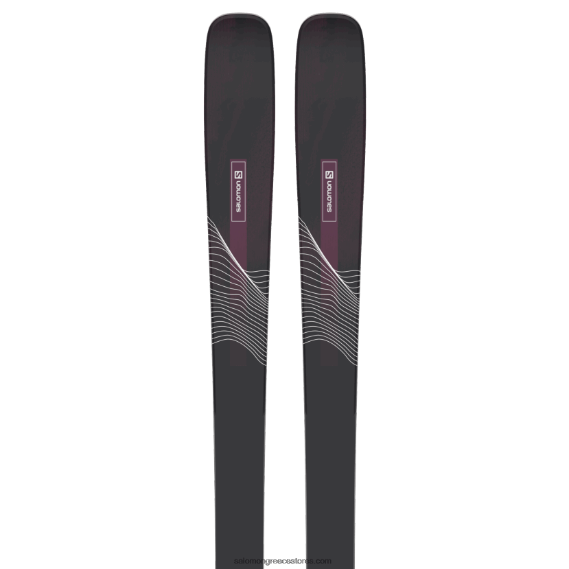 γυναικεία παντός σκι - στάση 84 Salomon μαύρο/μπορντό DXFPHB1003