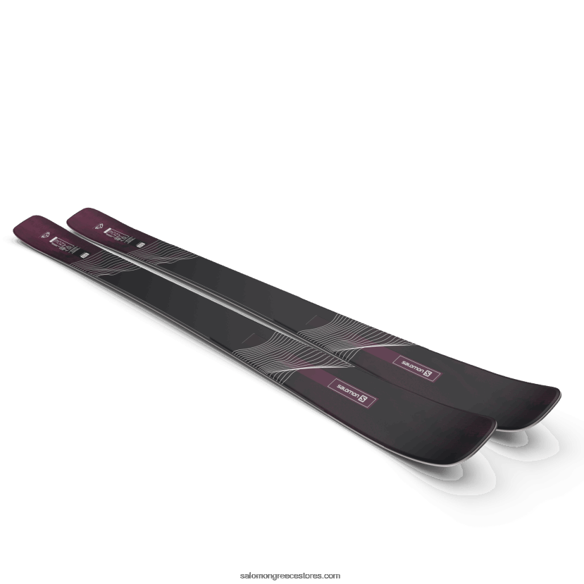 γυναικεία παντός σκι - στάση 84 Salomon μαύρο/μπορντό DXFPHB1003