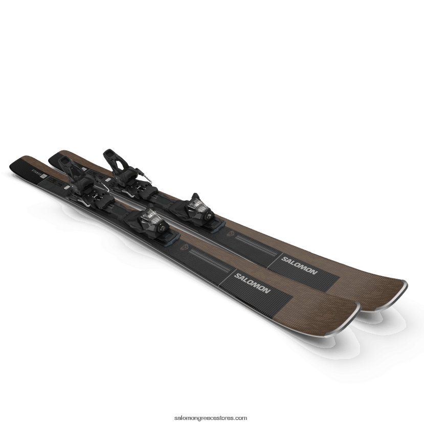 γυναικείο πακέτο σκι για όλο το βουνό - στάση 84 (και m12) Salomon βίδρα/μαύρο/ασημί μεταλλικό DXFPHB1021