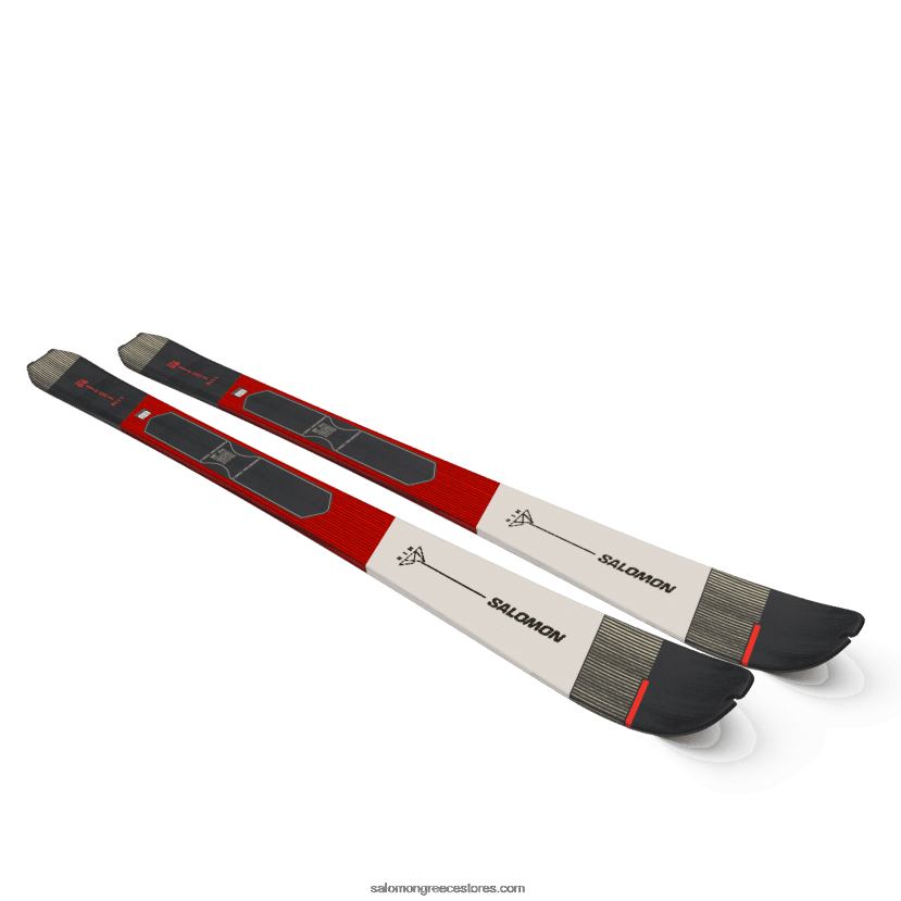 γυναικεία τουριστικά σκι - mtn 80 pro Salomon νέον κοραλλί/βροχερή μέρα/μαύρο DXFPHB1009