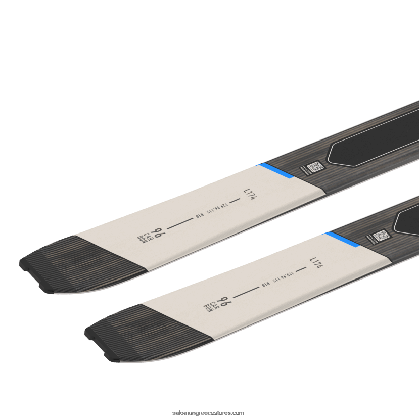 γυναικεία σκι τουρισμού - mtn 96 carbon Salomon βροχερή μέρα/διαδικασία μπλε/μαύρο DXFPHB1005