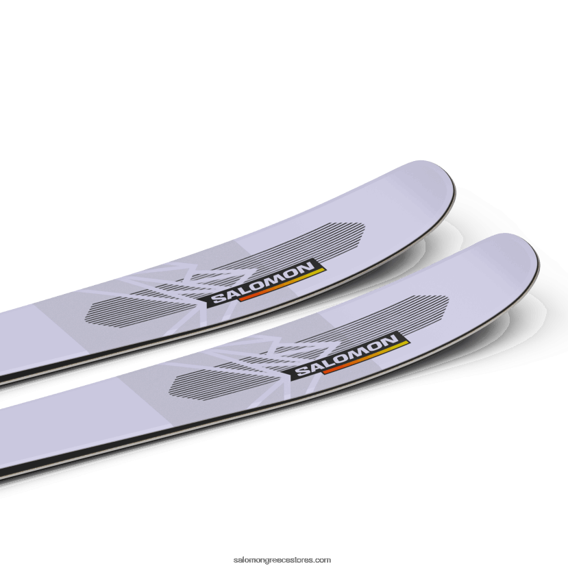 γυναικεία παντός σκι - qst 106 Salomon βραδινή ομίχλη/όξινο πράσινο/φλόγα DXFPHB1001