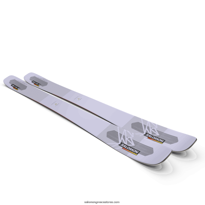 γυναικεία παντός σκι - qst 106 Salomon βραδινή ομίχλη/όξινο πράσινο/φλόγα DXFPHB1001
