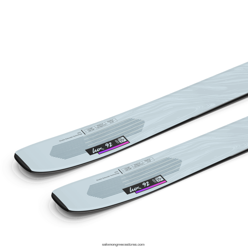γυναικεία παντός σκι - qst lux 92 Salomon γκρι αυγή/νέον ροζ/μαύρο DXFPHB1016