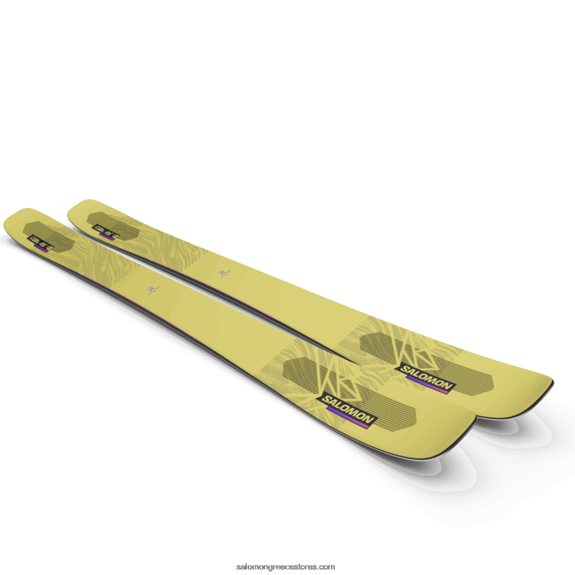 γυναικεία παντός σκι - qst stella 106 Salomon κίτρινο αχλάδι/ροζ νέον DXFPHB1012