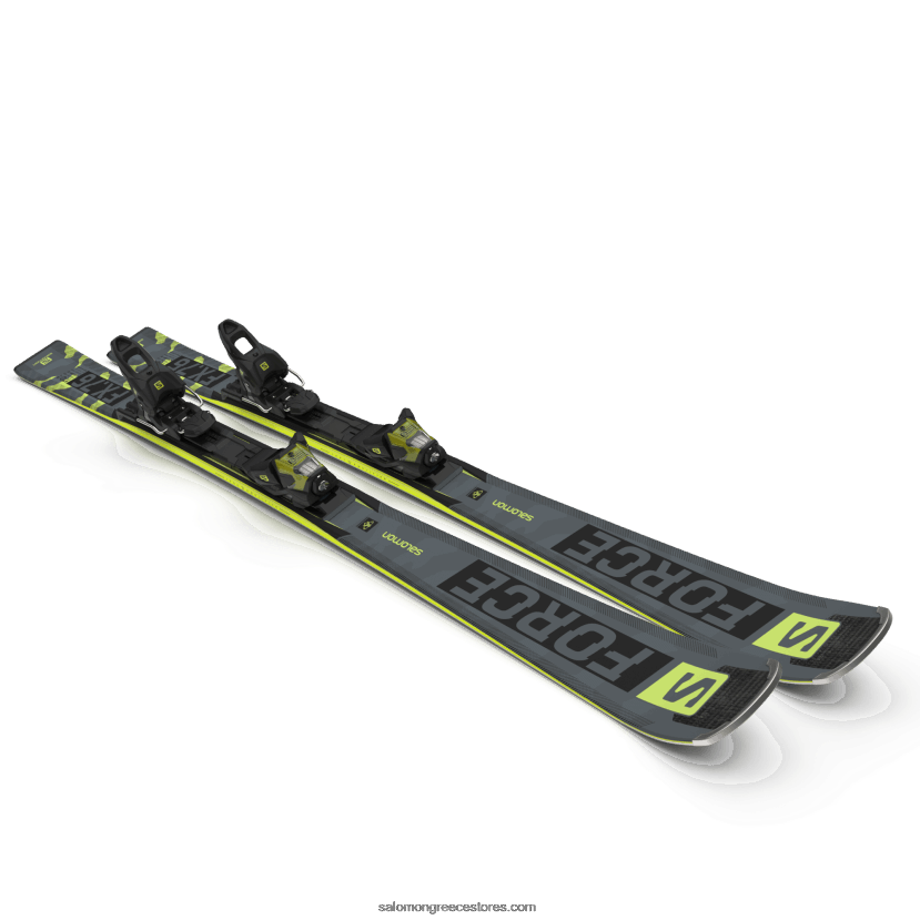 γυναικείο πακέτο σκι στην πίστα - s/force fx.76 (και m11) Salomon μαύρο/παστέλ νέον ασβέστη 1/castelrock DXFPHB1015