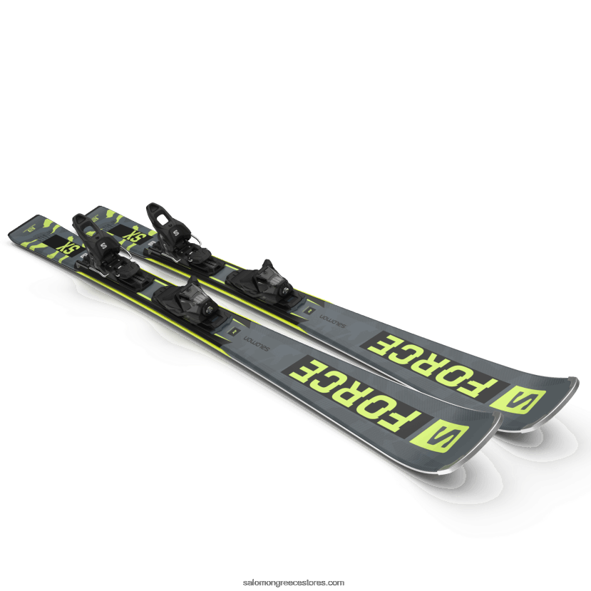 γυναικείο πακέτο σκι στην πίστα - s/force sx (και m10) Salomon castelrock/παστέλ νέον ασβέστη 1/μαύρο DXFPHB1019