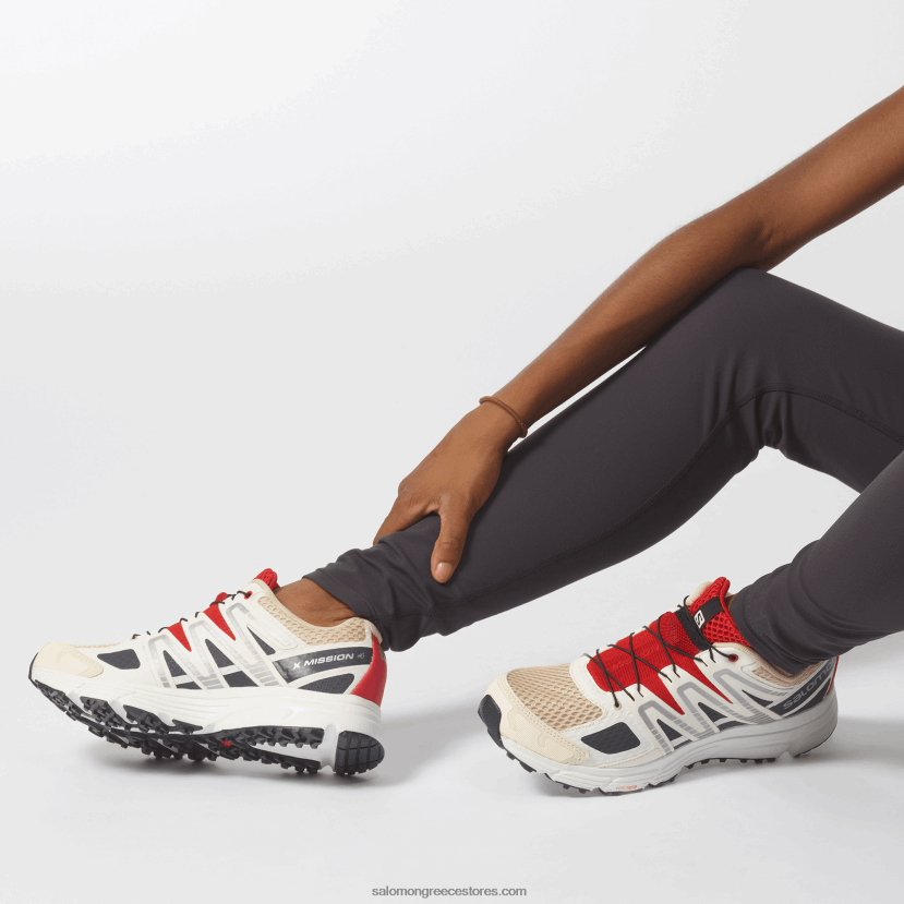 γυναικεία αθλητικά παπούτσια - x-mission 4 Salomon πάγος βανίλιας/έβενος/γκότζι μπέρι DXFPHB780
