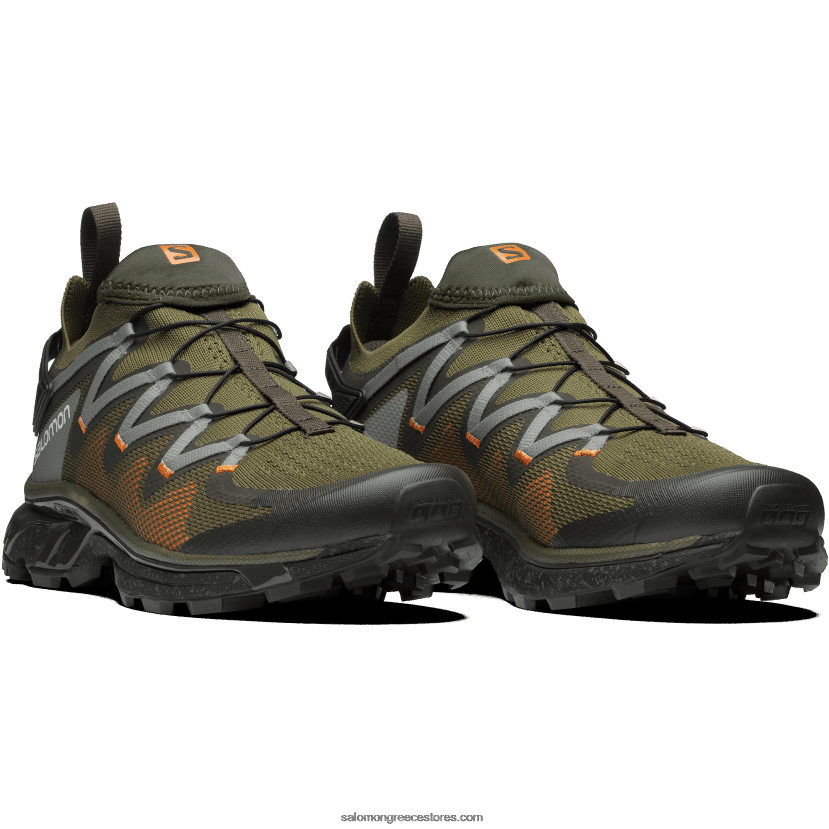 γυναικεία αθλητικά παπούτσια - xt-rush Salomon ελιάς νύχτα/τύρφη/ζωντανό πορτοκάλι DXFPHB776
