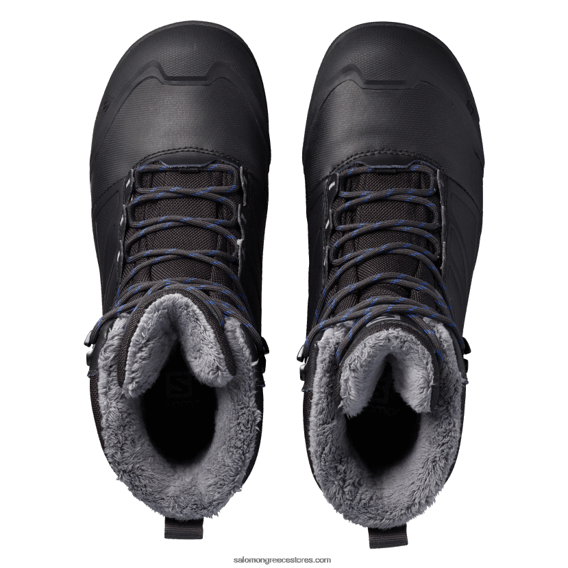 γυναικείες χειμερινές μπότες - toundra pro clima αδιάβροχες Salomon φάντασμα/μαύρο/μπλε amparo DXFPHB783