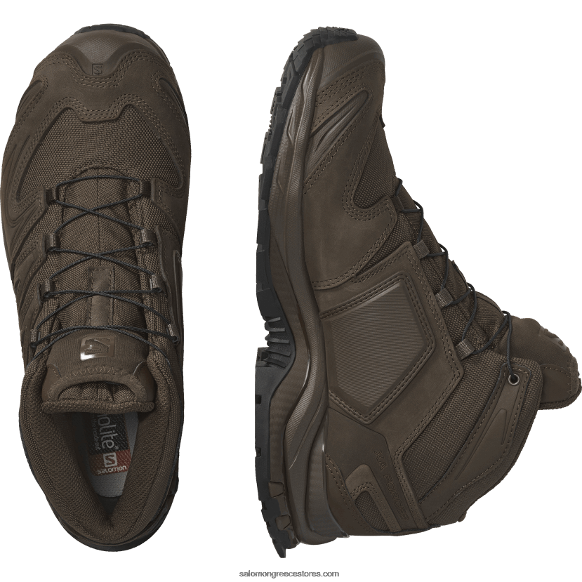 γυναικεία παπούτσια force - xa force mid en Salomon γήινο καφέ DXFPHB826