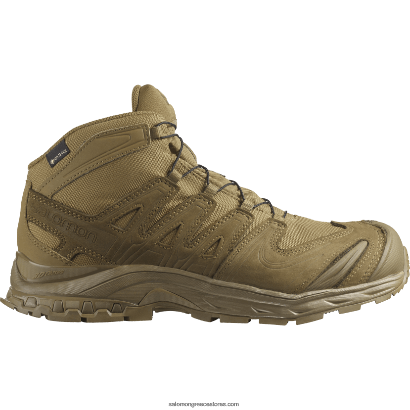 γυναικεία παπούτσια force - xa force mid gore-tex Salomon καφέ κογιότ DXFPHB811