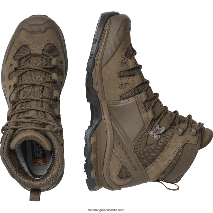 γυναικεία παπούτσια δυνάμεων - quest 4d force 2 en Salomon γήινο καφέ DXFPHB820