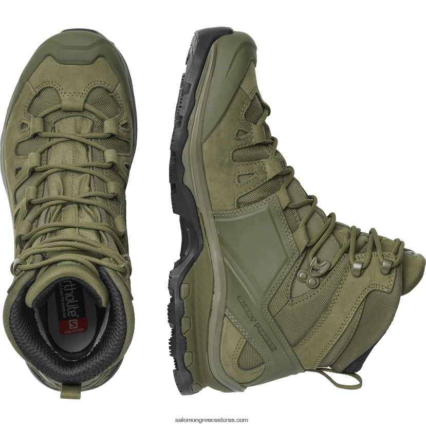 γυναικεία παπούτσια δυνάμεων - quest 4d force 2 en Salomon Ranger πράσινο DXFPHB822