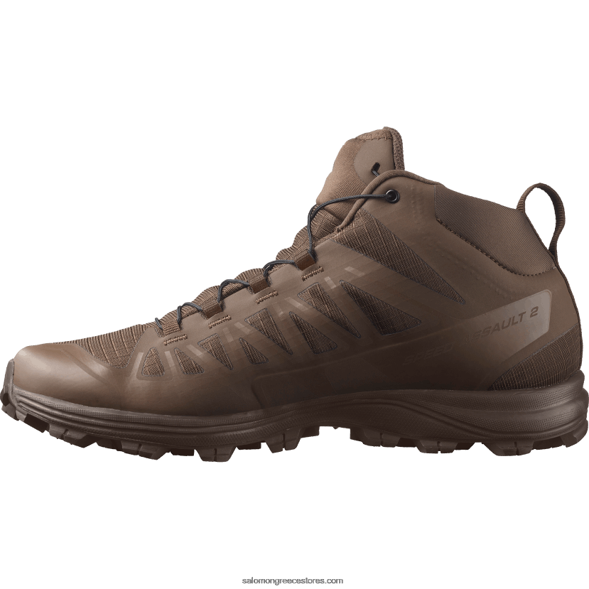 γυναικεία παπούτσια δυνάμεων - speed assault 2 Salomon γήινο καφέ DXFPHB800