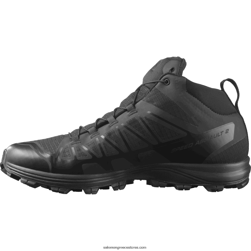 γυναικεία παπούτσια δυνάμεων - speed assault 2 Salomon μαύρος DXFPHB801