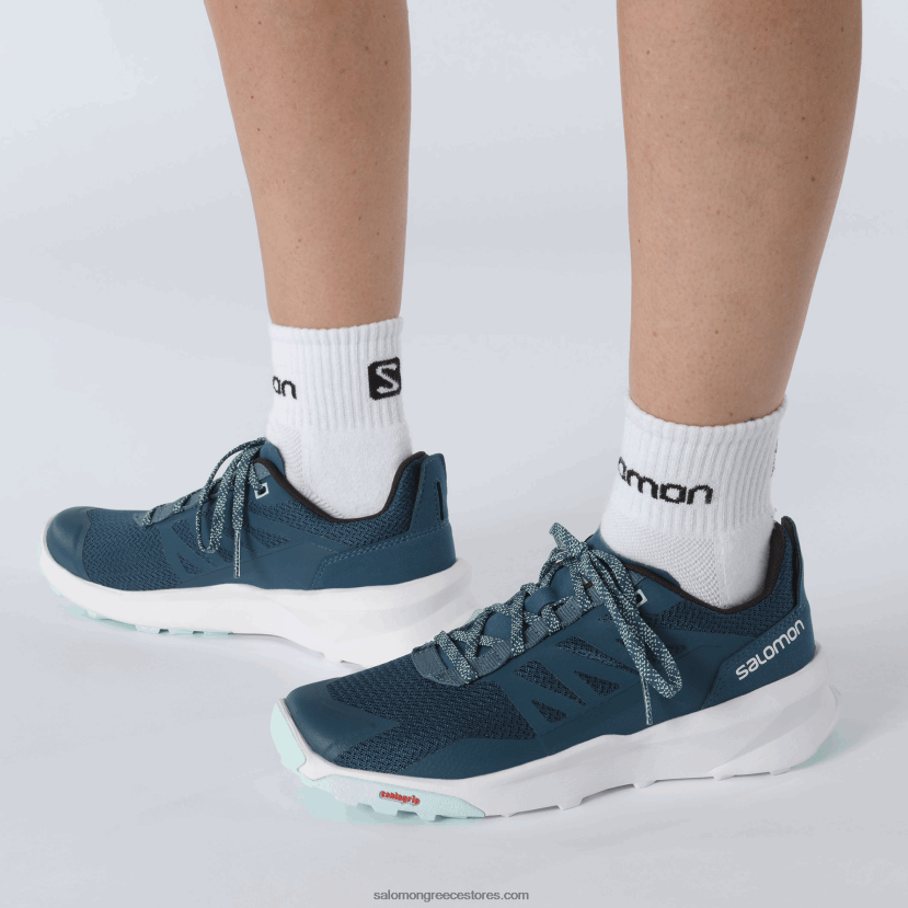 γυναικεία παπούτσια πεζοπορίας - περιπολικό Salomon λεγεώνα μπλε/λευκό/γιούκα DXFPHB1125