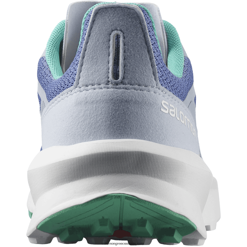 γυναικεία παπούτσια πεζοπορίας - περιπολικό Salomon βελούδινο πρωινό/ζεν μπλε/φύλλο μέντας DXFPHB1127