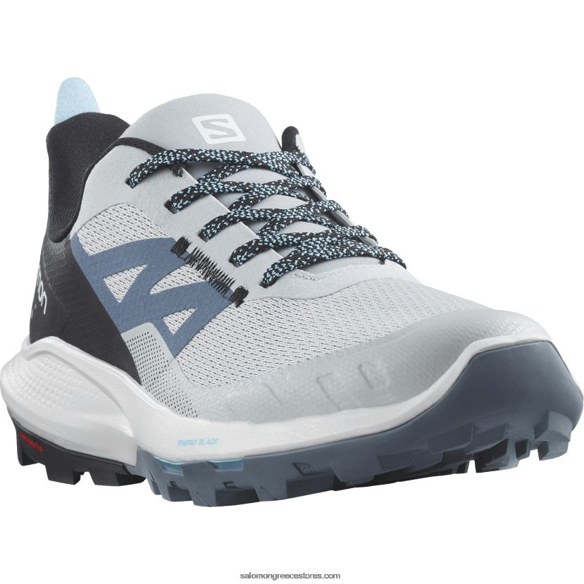 γυναικεία παπούτσια πεζοπορίας - outpulse Salomon μαργαριταρένιο μπλε/μπλε της Κίνας/μπλε λάμψη DXFPHB1282
