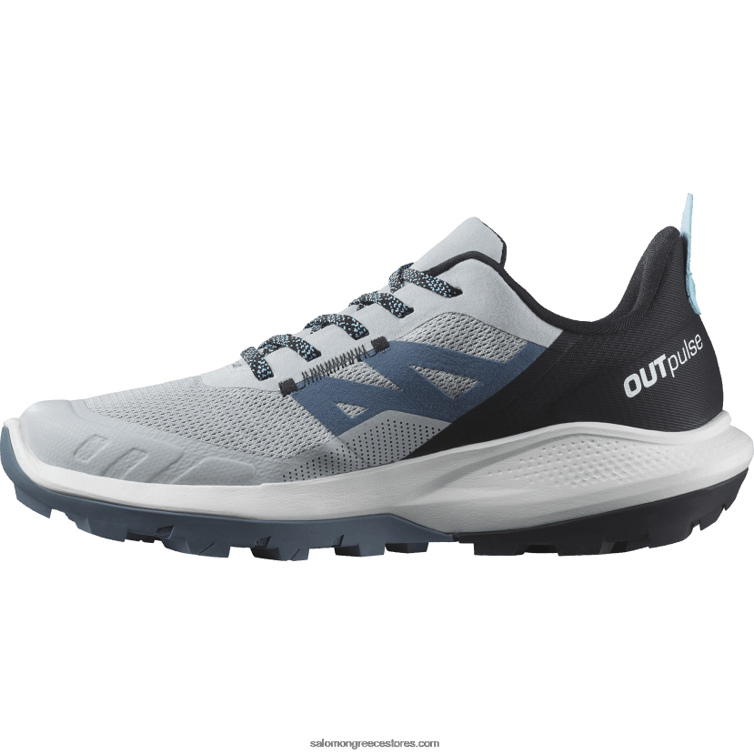 γυναικεία παπούτσια πεζοπορίας - outpulse Salomon μαργαριταρένιο μπλε/μπλε της Κίνας/μπλε λάμψη DXFPHB1282