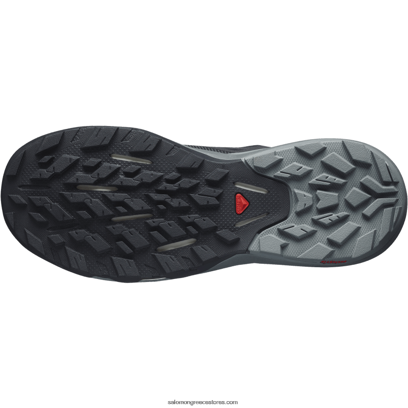 γυναικεία παπούτσια πεζοπορίας - outpulse gore-tex Salomon μαύρος/θυελλώδης καιρός/πάγος βανίλιας DXFPHB1123