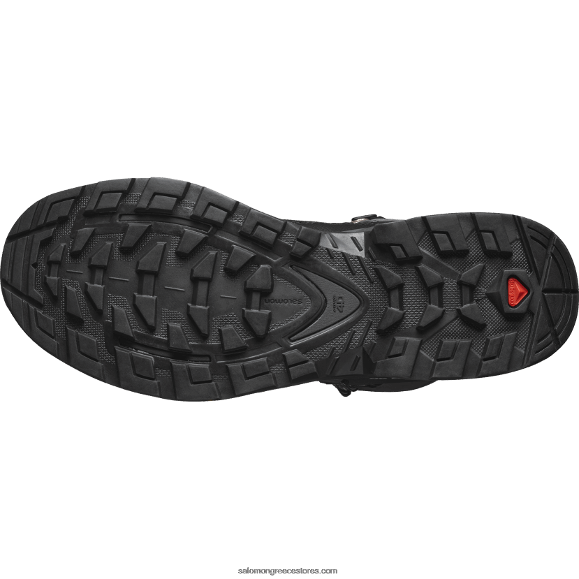 γυναικείες δερμάτινες μπότες πεζοπορίας - quest 4 gore-tex Salomon μαγνήτης/μαύρο/ηλιακό φιλί DXFPHB1128